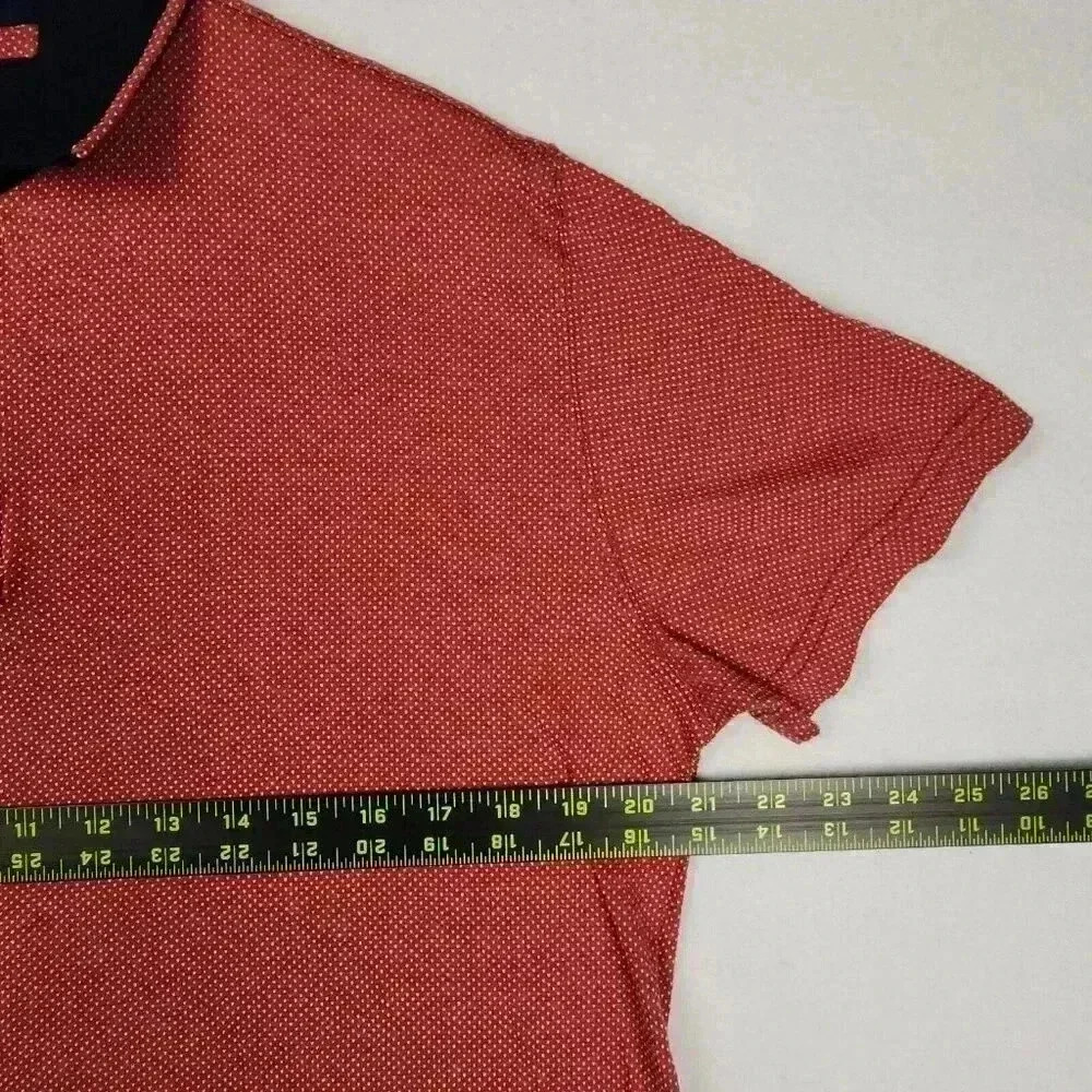 Rodd & Gunn Mens‎ Polo Shirt Short Sleeve XL Garnet Sport Fit Golf Casual READ - Picture 15 of 16